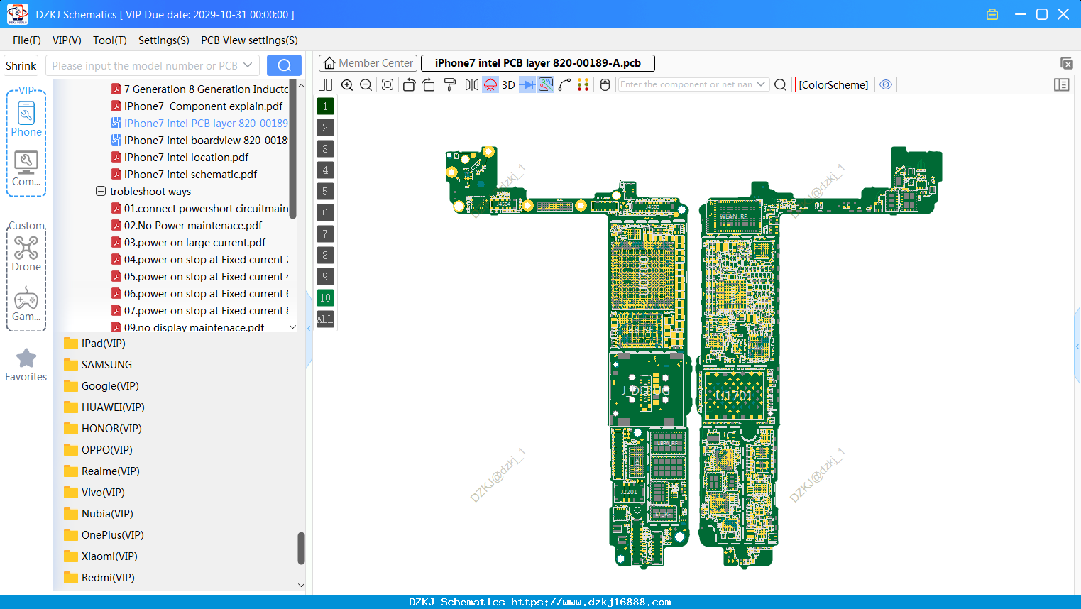 IPhone7 Intel PCB Layer 820-00189-A